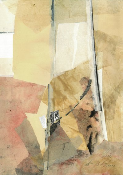 Modern Earthy Collage by Ute Rathmann