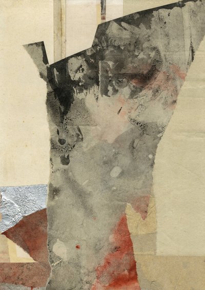 Modern Textured Collage by Ute Rathmann