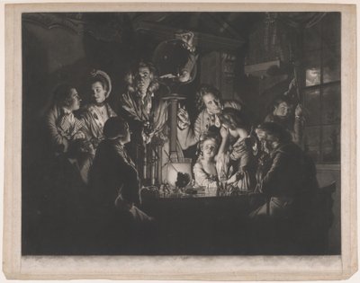 A Philosopher Shewing an Experiment on the Air Pump by Valentine Green