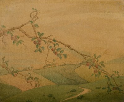 Landscape with Apple Tree by Valerius de Saedeleer