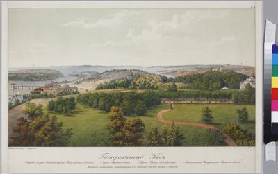 Panoramic View of Sveaborg and Helsingfors (Sheet 2) by Vasili Semenovich Sadovnikov