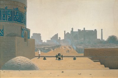 Main Street in Samarkand, Early Morning by Vasili Vasilievich Vereshchagin