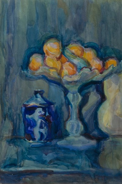 Still Life with a Vase by Vera Vladimirovna Khlebnikova
