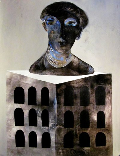 Abstract Figure Architecture by Victor Tkachenko