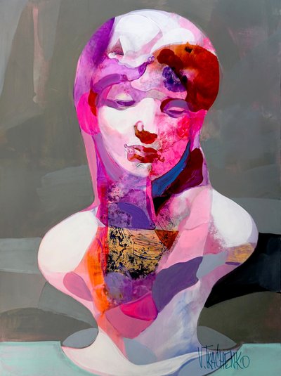 Colorful Abstract Bust by Victor Tkachenko