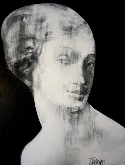Elegant Abstract Woman by Victor Tkachenko