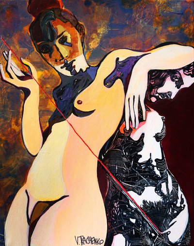 Entwined Figures by Victor Tkachenko