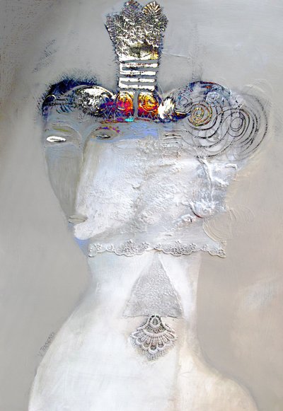 Ethereal White Queen by Victor Tkachenko