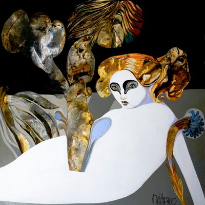 Golden Haired Enigma by Victor Tkachenko
