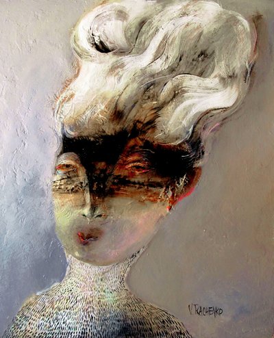Modern Masked Woman by Victor Tkachenko