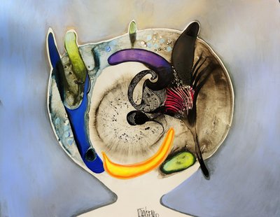 Vibrant Surreal Swirls by Victor Tkachenko