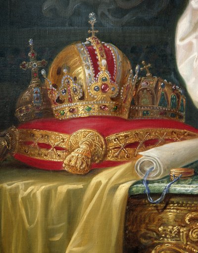 Detail from Franz Joseph I of Austria, c.1916 by Vienna Nedomansky Studio