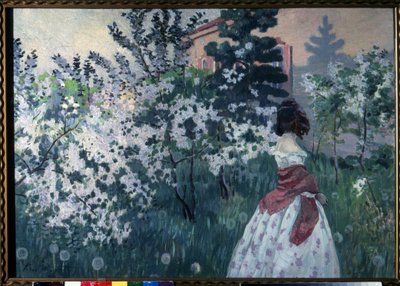 Spring by Viktor Elpidiforovich Borisov Musatov