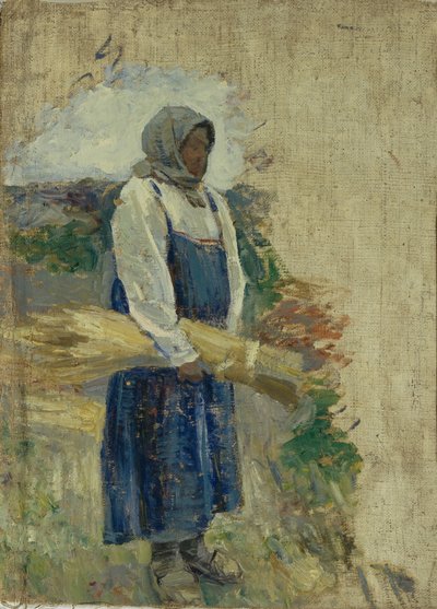 A Reaper by Viktor Elpidiforovich Borisov Musatov