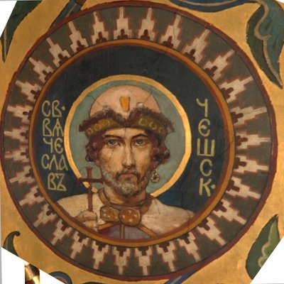 Saint Wenceslaus I, Duke of Bohemia by Viktor Mikhaylovich Vasnetsov