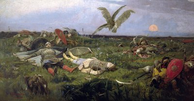 The Field of Prince Igor Battle with the Kipchaks, 1880 by Viktor Mikhaylovich Vasnetsov