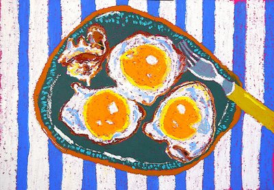 Sunny Side Up Breakfast by Viktoriia Saunina