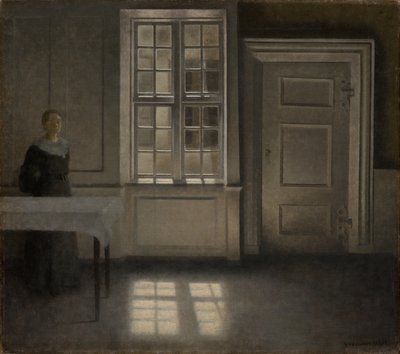 Strandgade, Sunshine by Vilhelm Hammershøi