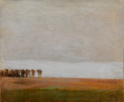 View of Jægersborg Allé. Gentofte, North of Copenhagen by Vilhelm Hammershøi