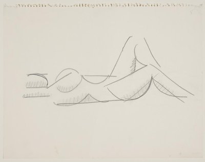 Reclining Female Model, Legs to the Right by Vilhelm Lundstrøm