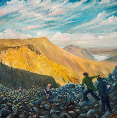 Dick Leads the Billies at Checkpoint 7 by Vincent Alexander Booth