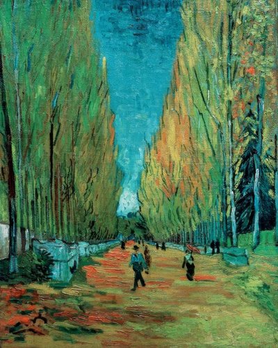 The Alyscamps by Vincent van Gogh