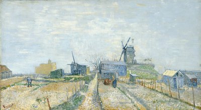 Montmartre: Mills and Vegetable Gardens by Vincent van Gogh