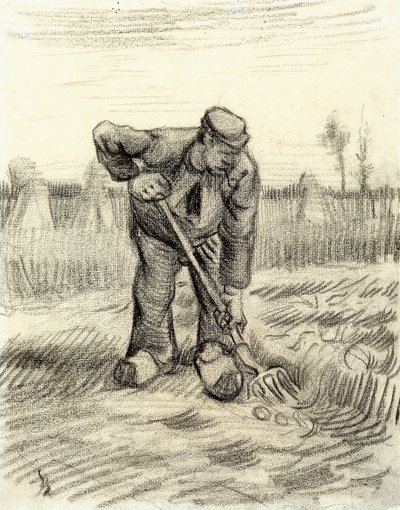 Potato Gatherer by Vincent van Gogh