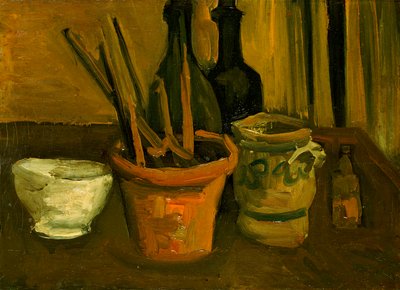 Still Life of Paintbrushes in a Flowerpot by Vincent van Gogh