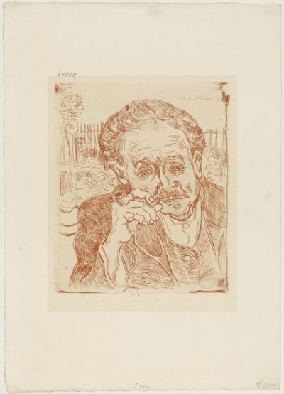 The Man with the Pipe (Portrait of Dr. Paul Gachet), c.1890-1909 by Vincent van Gogh