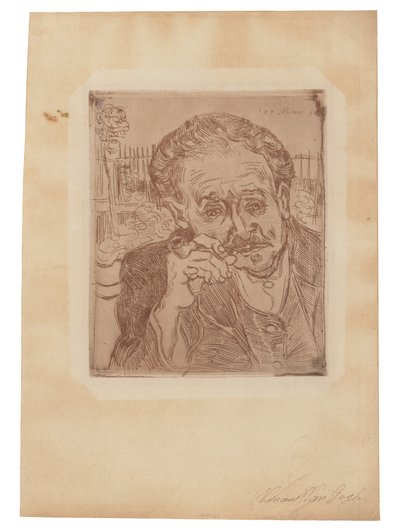The Man with the Pipe: Portrait of Doctor Gachet by Vincent van Gogh