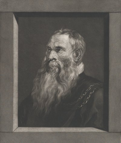 Portrait of an old man with a beard, ca. 1787-1851 by Vincenz Georg Kininger