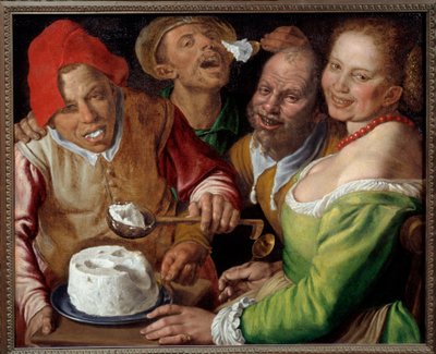 Ricotta Eaters by Vincenzo Campi