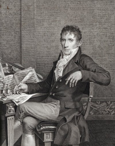 Portrait of the Violinist and Composer Alessandro Rolla by Vincenzo Raggio