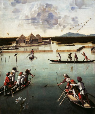 Hunting on the Lagoon by Vittore Carpaccio