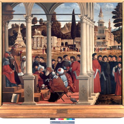 St. Stephen’s Disputation with the Elders of the Sanhedrin by Vittore Carpaccio