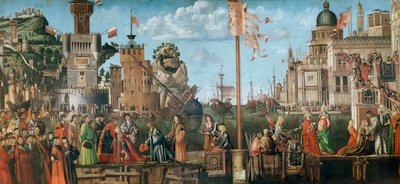 The Meeting of Etherius and Ursula and the Departure of the Pilgrims, from the St. Ursula Cycle, originally in the Scuola di Sant
