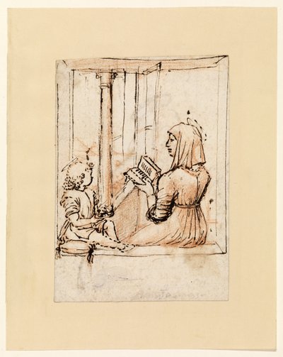 Virgin Mary Reading to the Infant Christ by Vittore Carpaccio