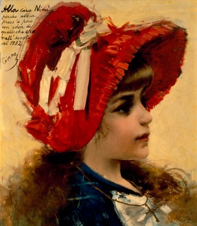Portrait of Nini by Vittorio Matteo Corcos by Vittorio Matteo Corcos
