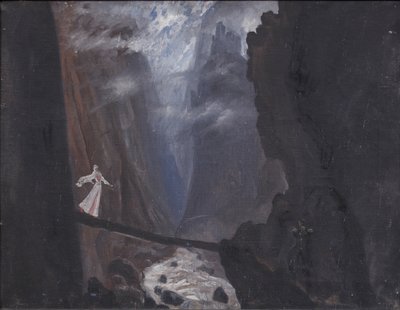 Stage design for the opera Béla by A. Alexandrov by Vladimir Vladimirovich Dmitriyev