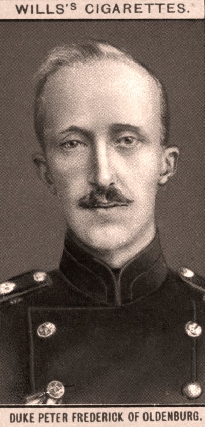Duke Peter Frederick of Oldenburg, 1908 by WD and HO Wills