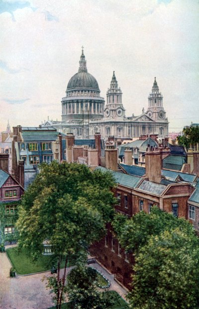 View from the Old Bailey Towards St Paul
