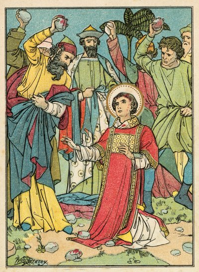 Stoning of St. Stephen by W.S. Stacey
