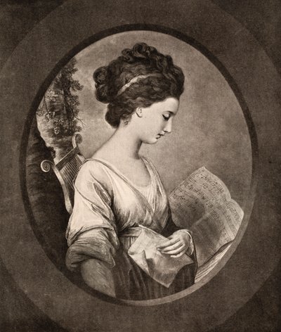 Miss Stephenson, Late 18th Century by W. Dickinson