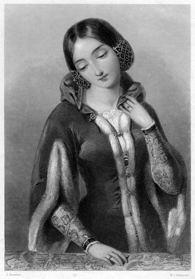 Anne of Bohemia, Queen Consort of Richard II of England by W. J. Edwards
