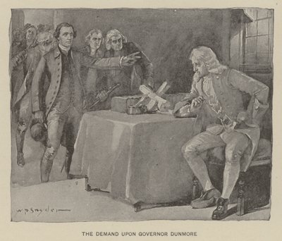 The demand upon Governor Dunmore by W. P. Snyder