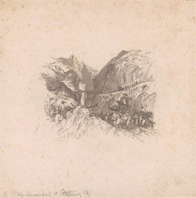 Hannibal passing the Alps (vignettes) by W. R. Smith