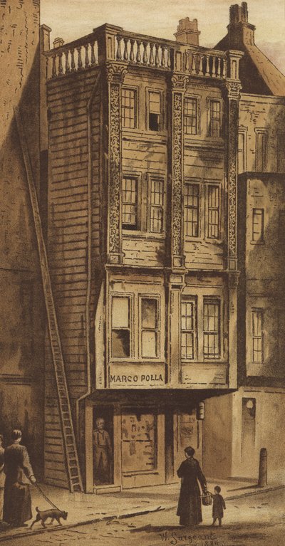 Old House, Aldgate by Waldo Sargeant