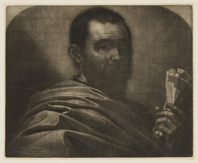 Man Holding a Scroll by Wallerant Vaillant