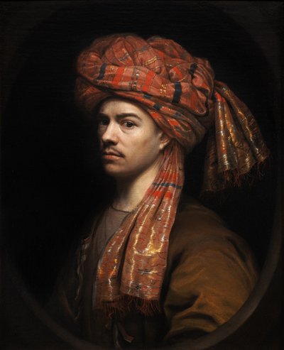 Self-Portrait in a Turban by Wallerant Vaillant